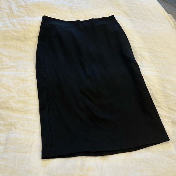 Vince Camuto Womens Medium Skirt Black Pencil Work Business Work - Picture 1 of 2